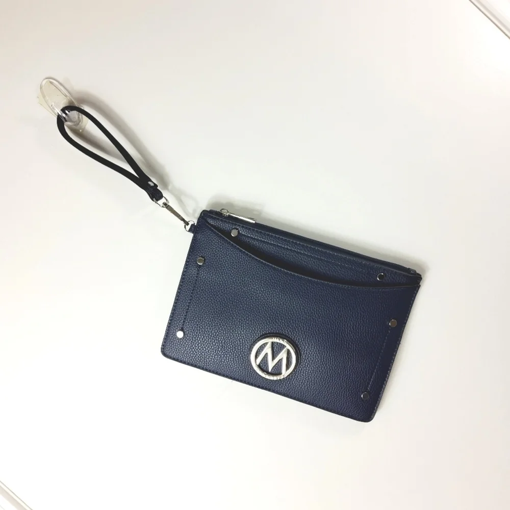 Mia K. Navy Wristlet
